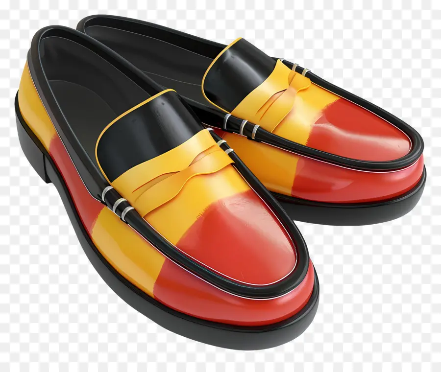 Mocassins，Sapatos Coloridos PNG