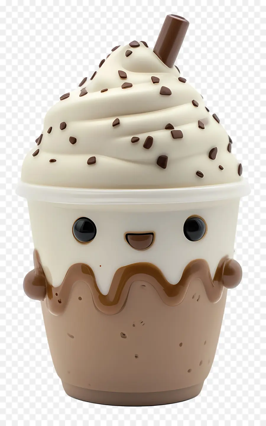 Frappé，Sorvete Fofo PNG