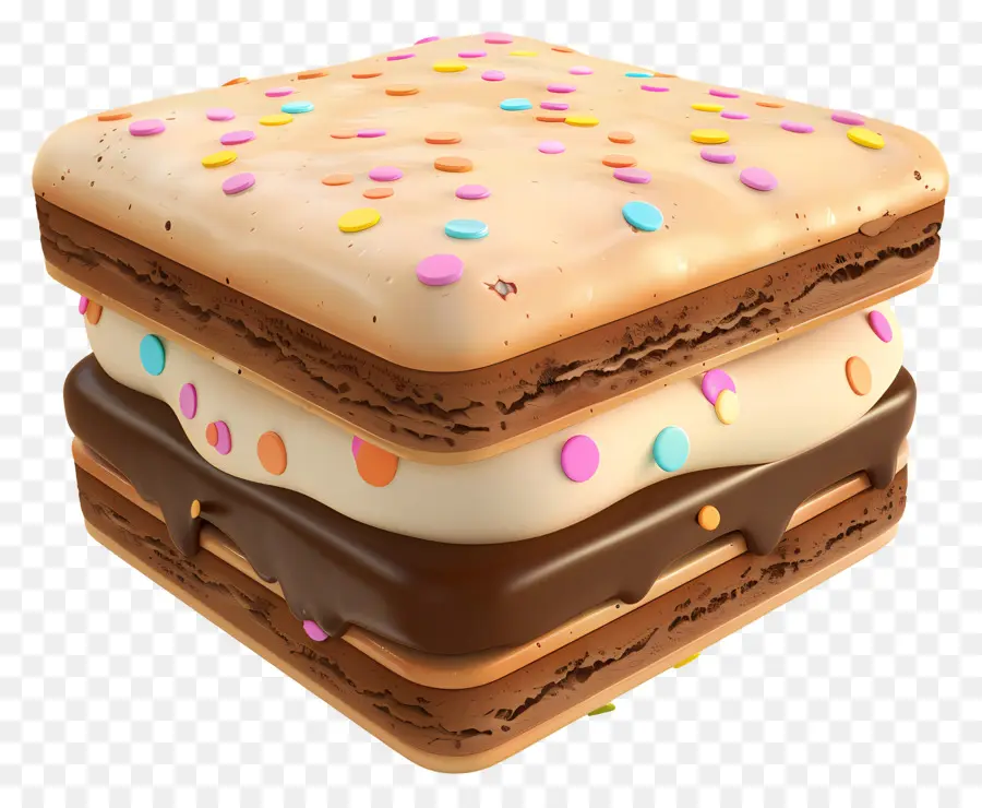 Sanduíche De Sorvete，Chocolate PNG