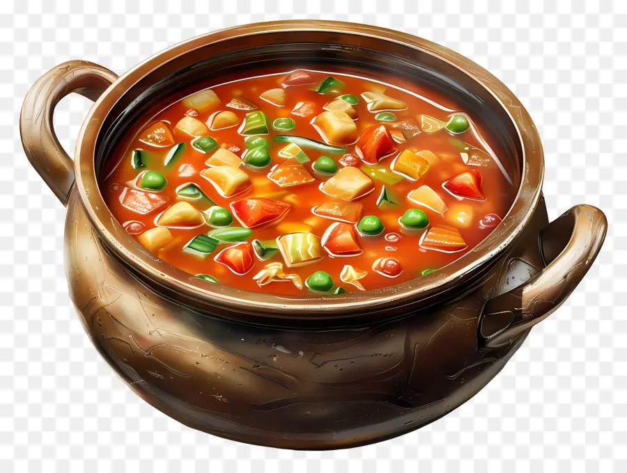 Sopa Minestrone，Sopa De Legumes PNG