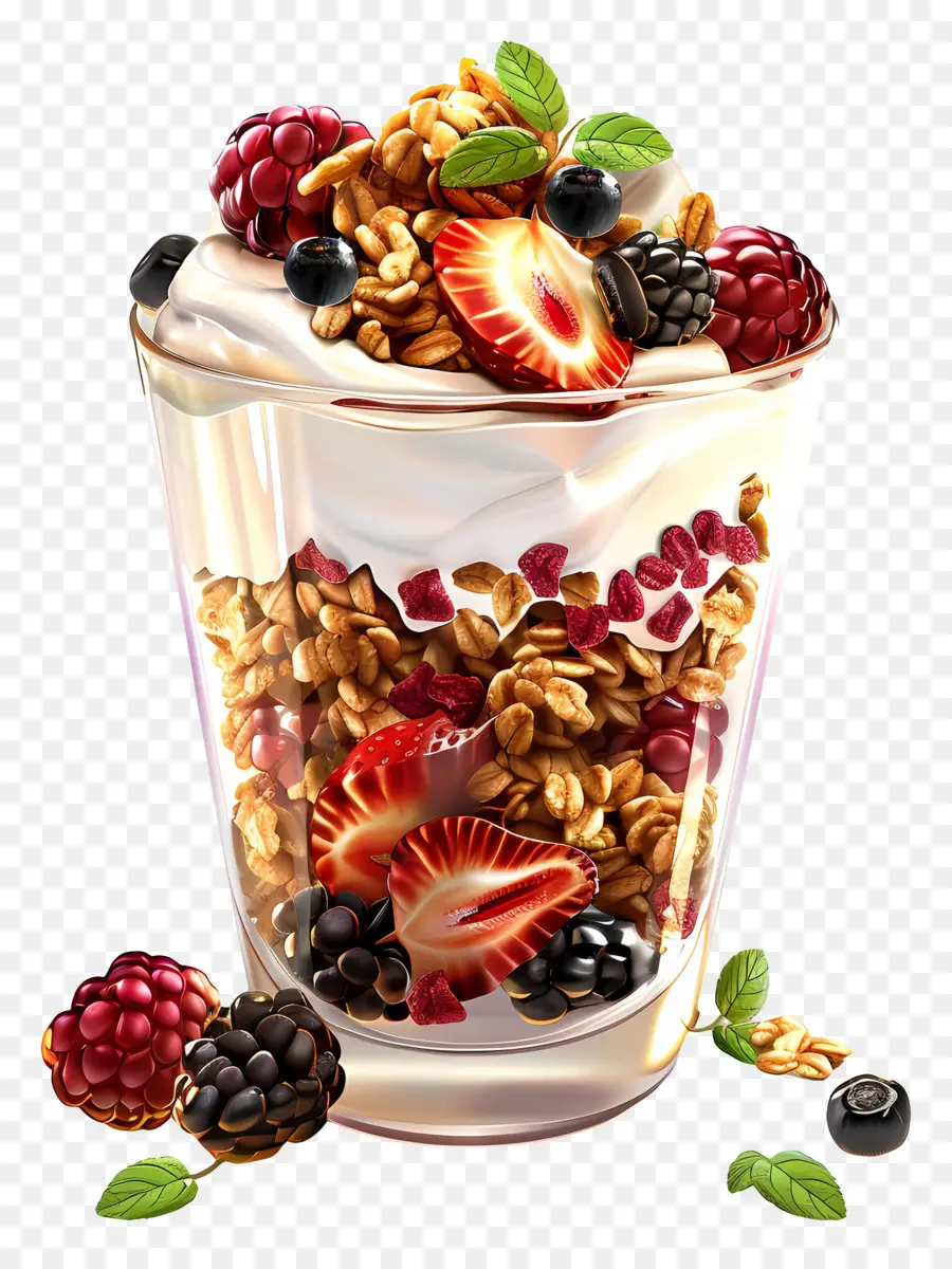 Parfait De Iogurte，Iogurte PNG