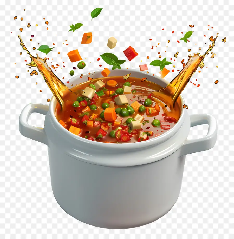 Sopa Minestrone，Sopa De Legumes PNG