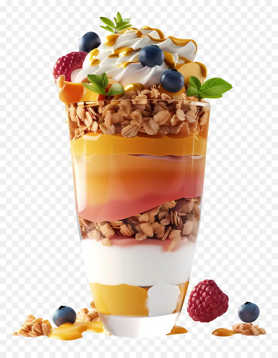 Parfait De Iogurte，Frutas PNG