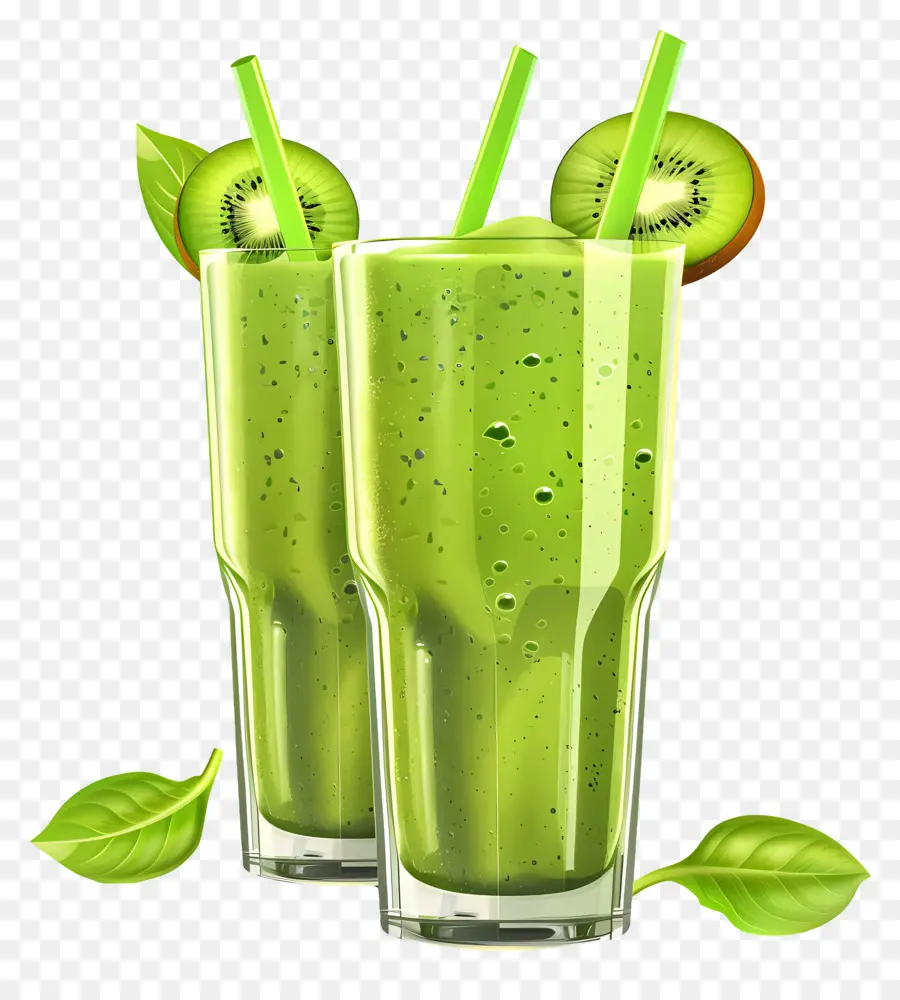 Smoothies Verdes，Batido Verde PNG