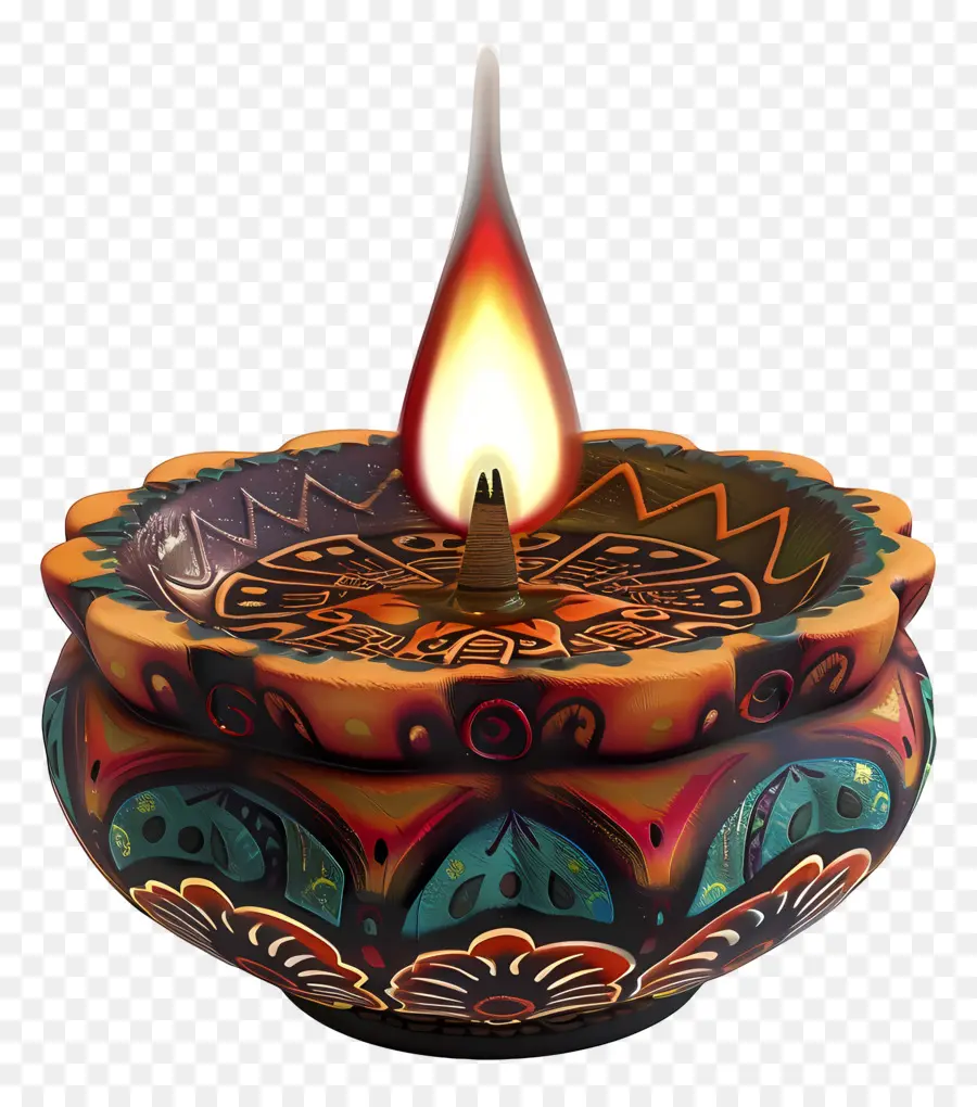 Diwali Diya，Lâmpada Diya PNG