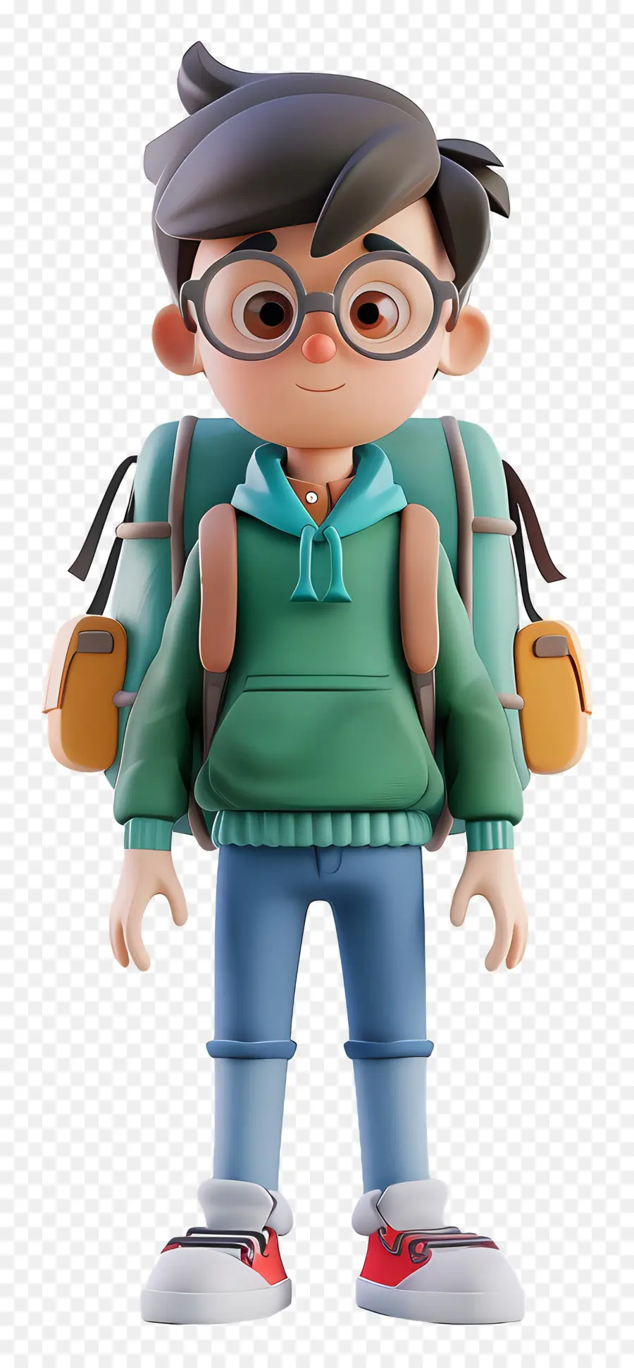 Aluno Da Escola，Menino Com Mochila PNG