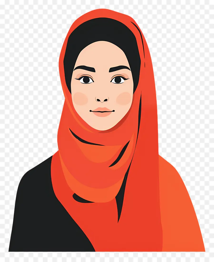 Menina Hijab Dos Desenhos Animados，Mulher Em Hijab PNG