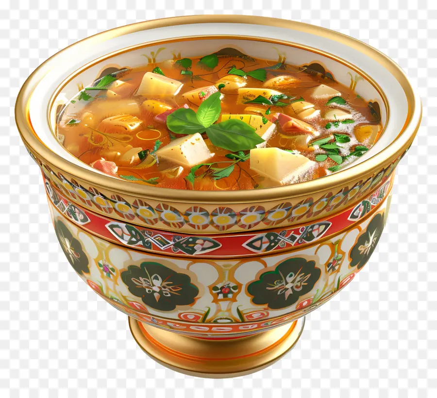 Sopa Minestrone，Sopa Decorativa PNG