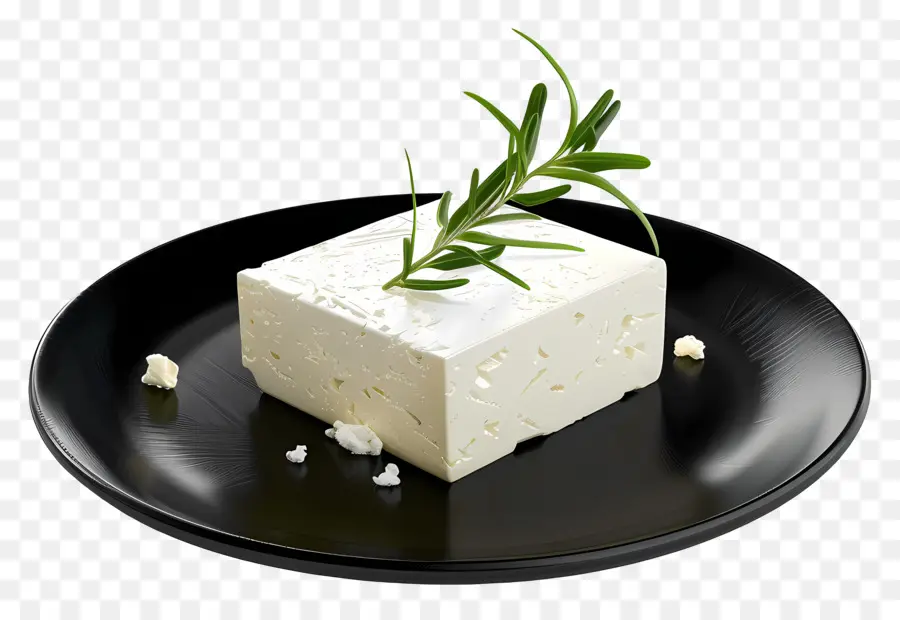 Queijo Feta，Erva PNG