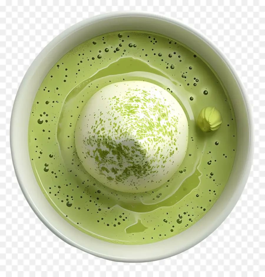 Chá Matcha，Sopa Verde PNG