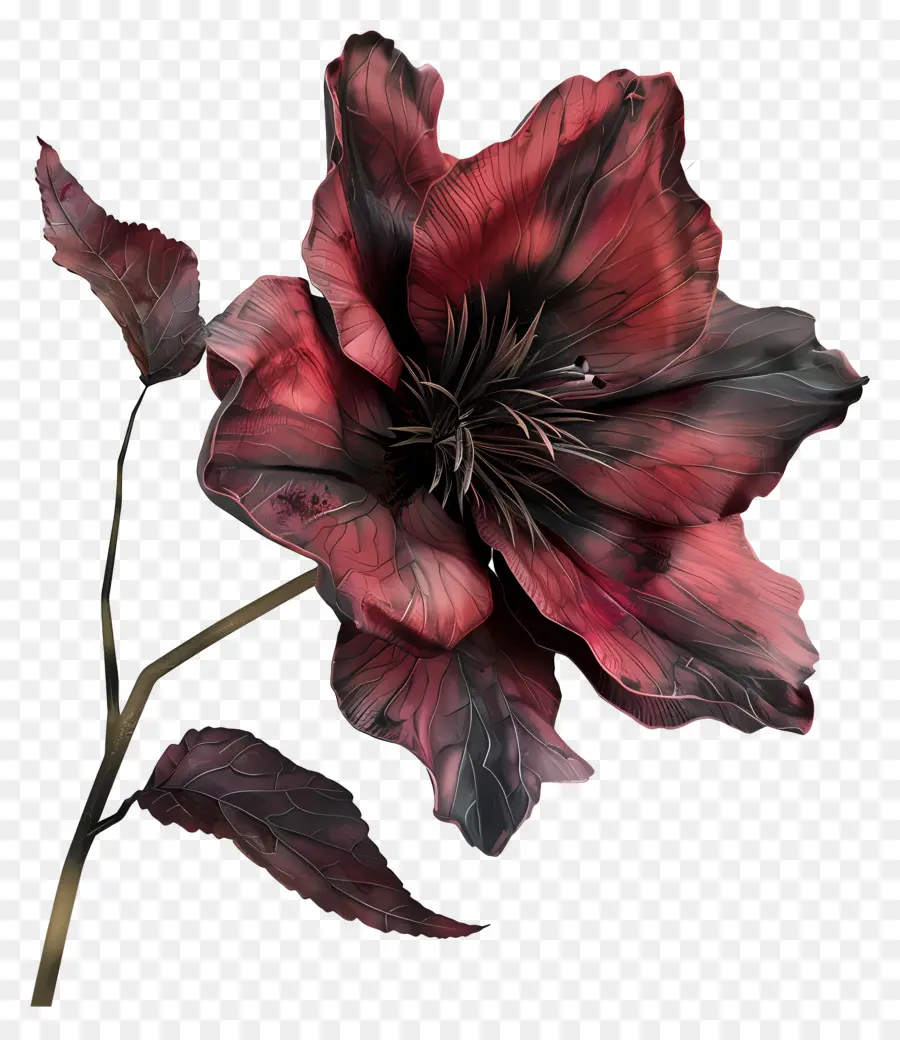 Flor Morta，Flor Vermelha PNG