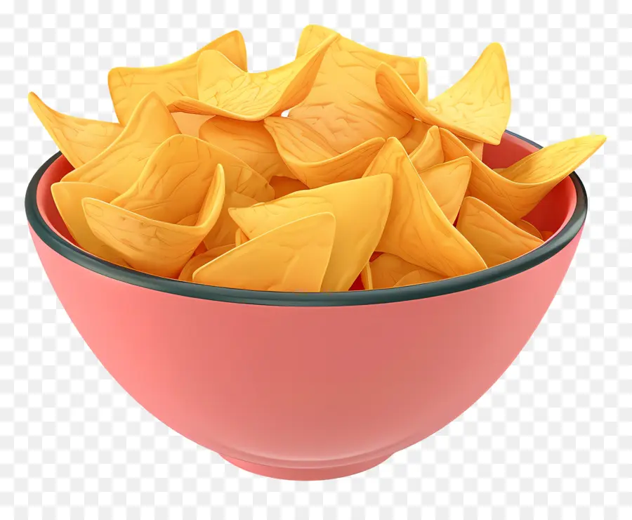 Tigela De Batatas Fritas，Lanche PNG