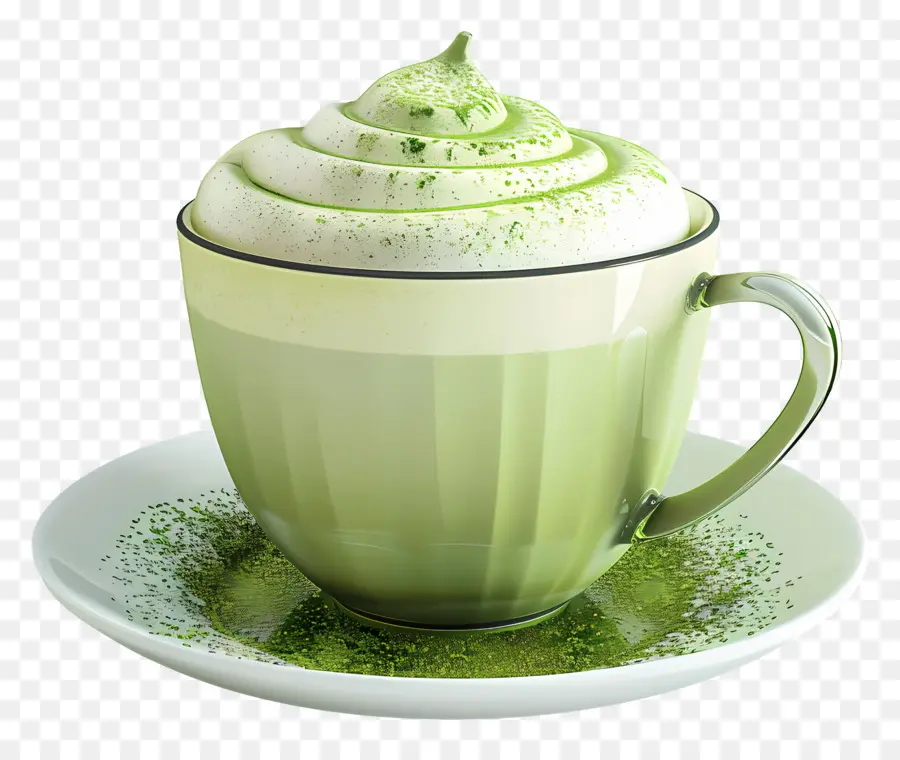 Chá Matcha，Matcha Latte PNG