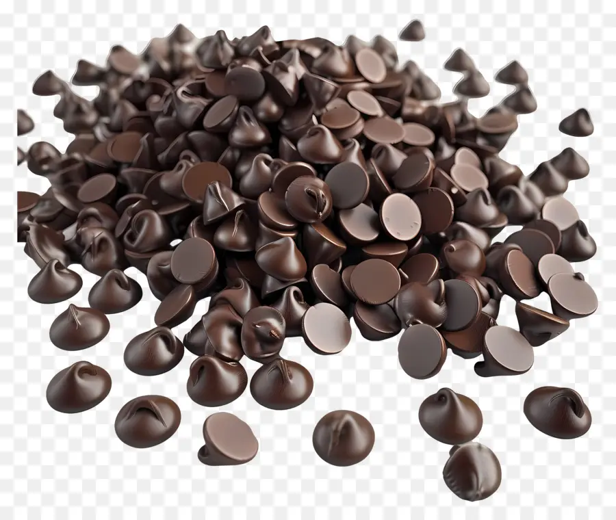 Lascas De Chocolate，Doce PNG