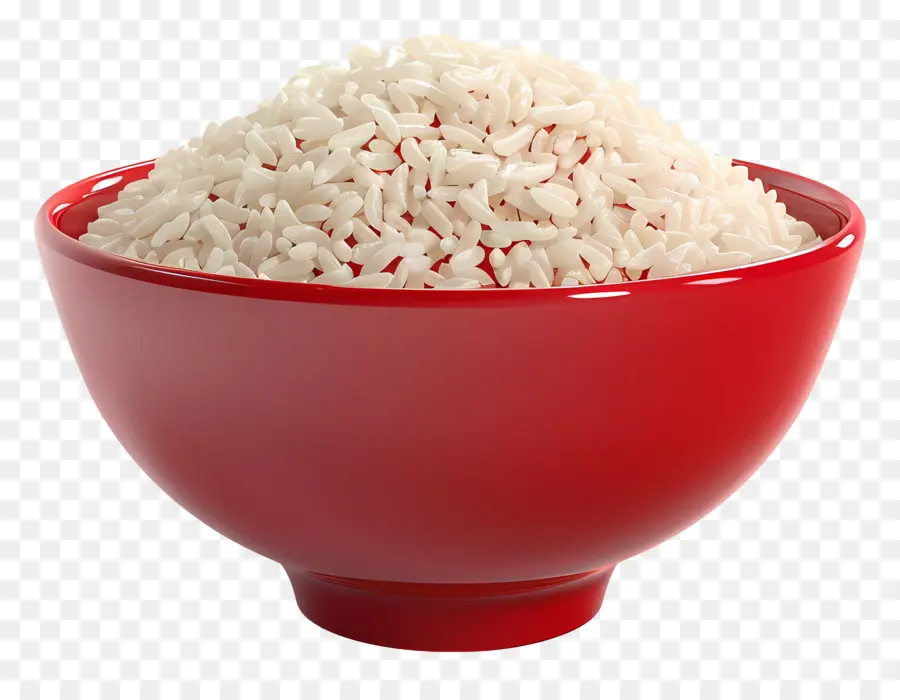 Tigela De Arroz，Tigela Vermelha PNG