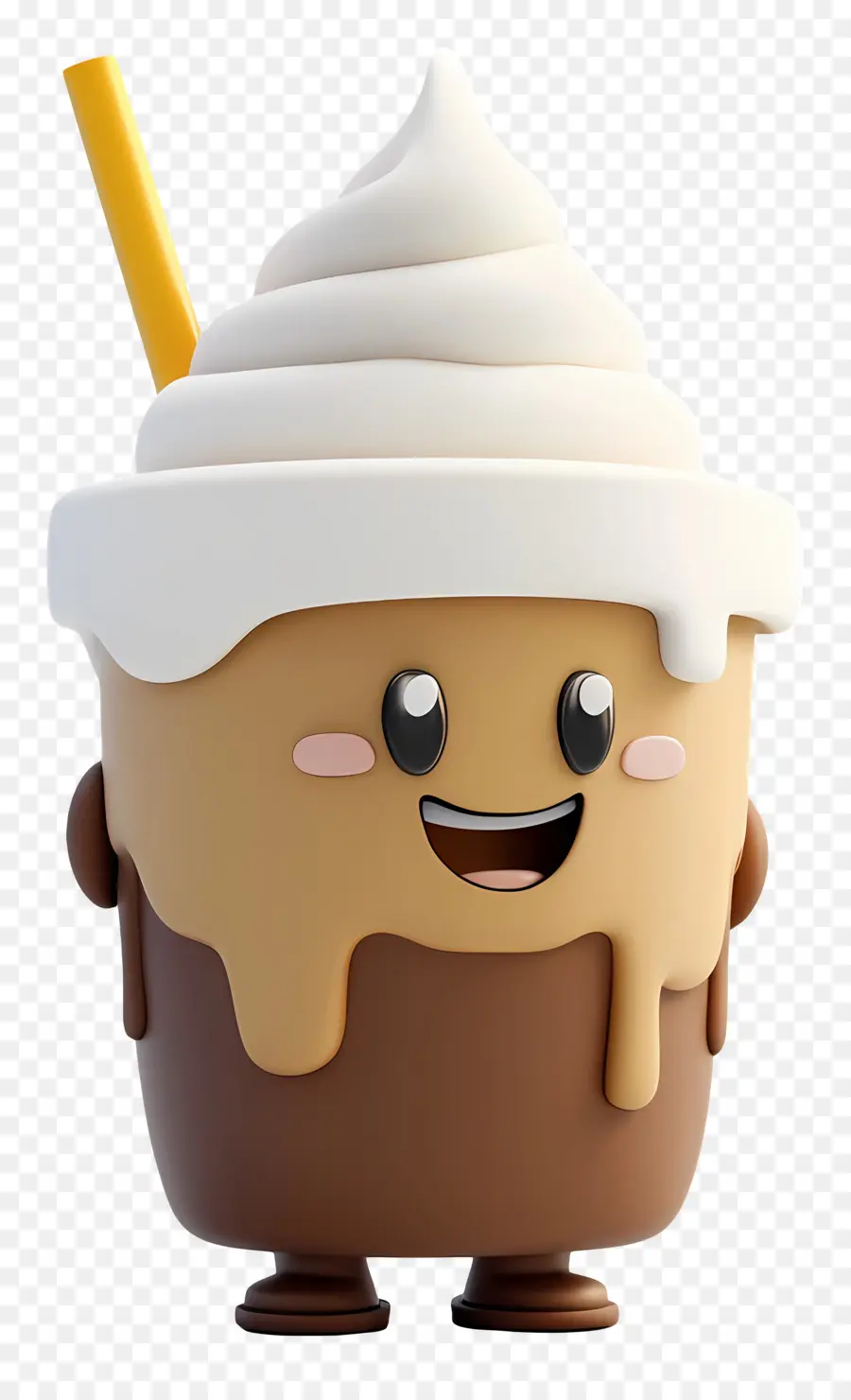 Frappé，Milk Shake Fofo PNG