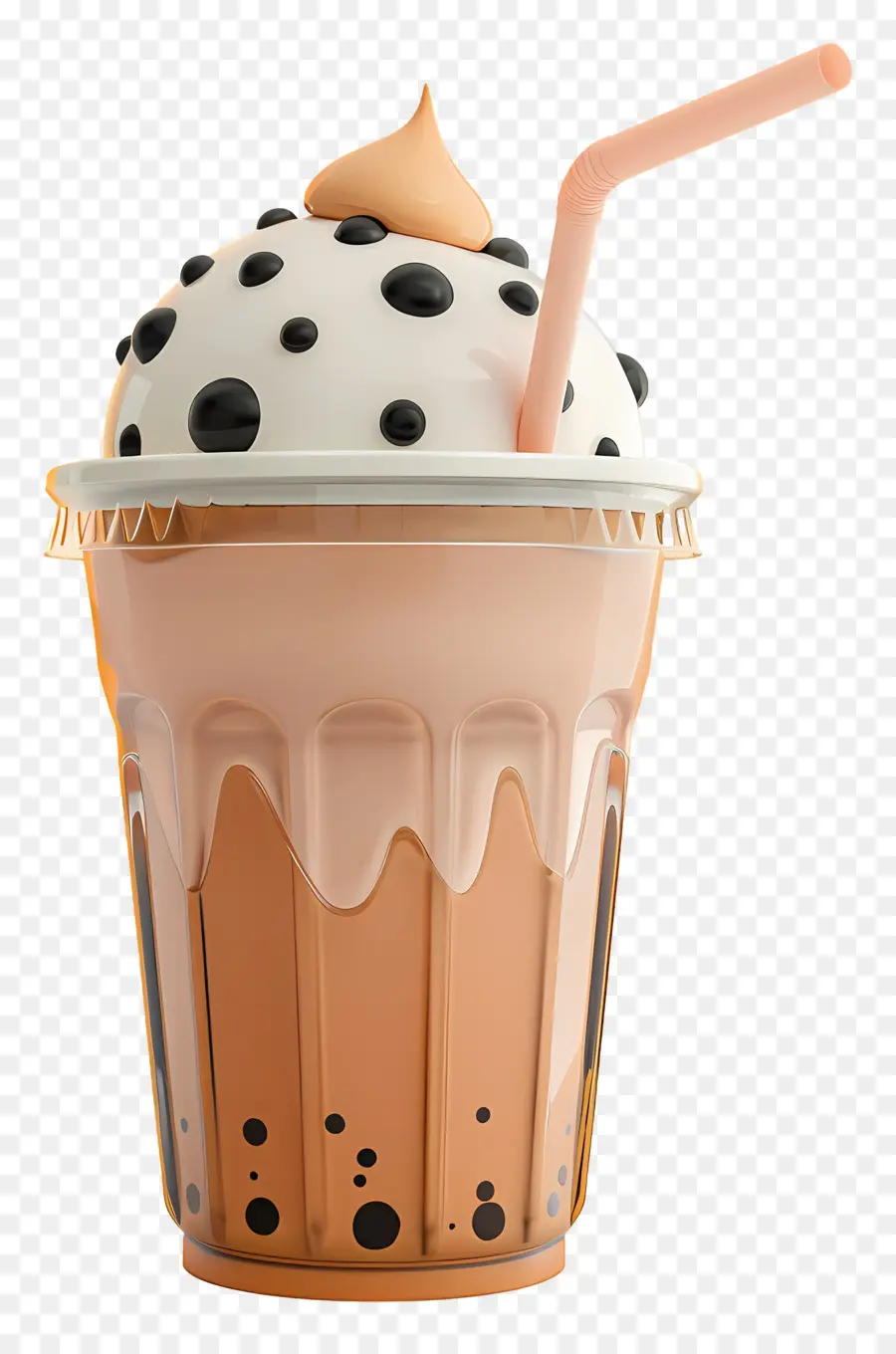 Bebida Boba，Batido De Chocolate PNG