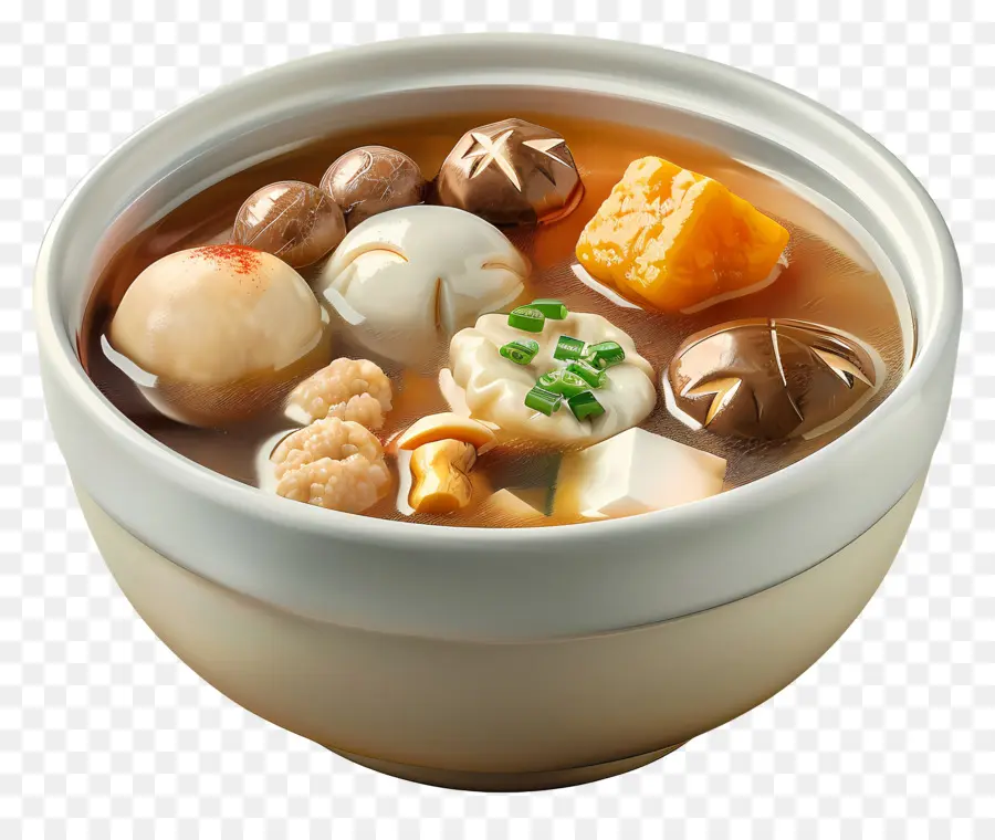 Sopa Oden，Tigela De Sopa PNG