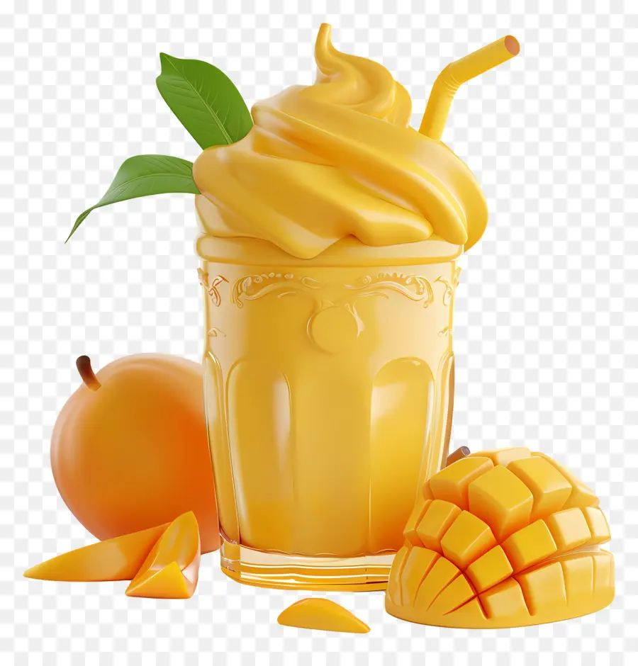 Smoothies De Manga，Batido De Manga PNG