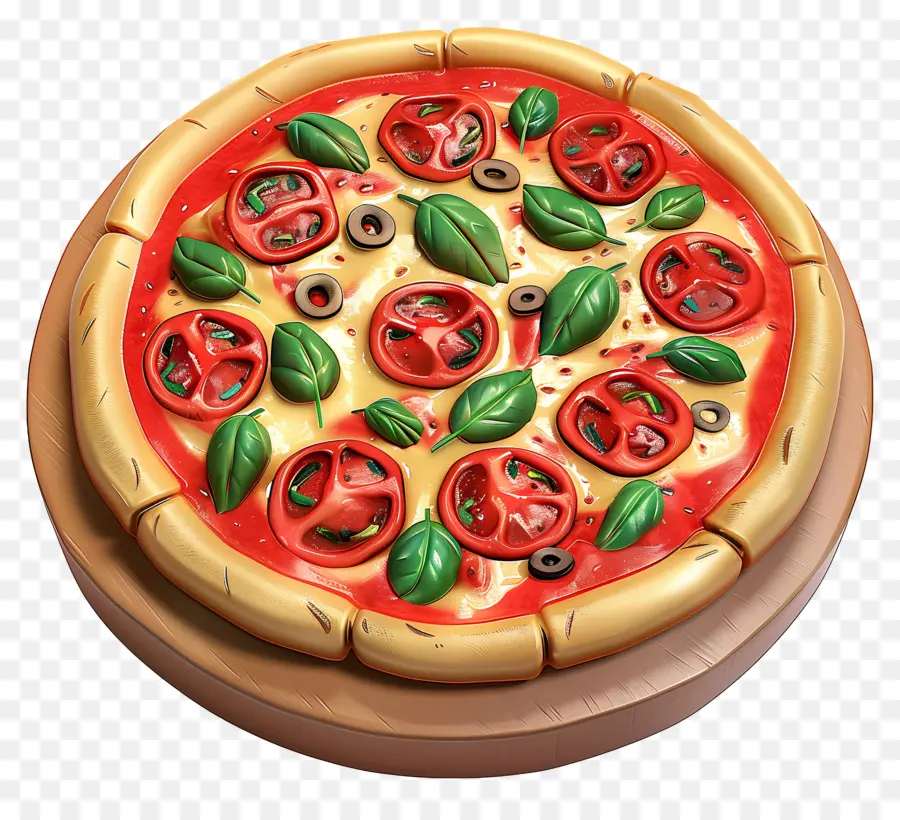 Pizza Marguerita，Pizza PNG