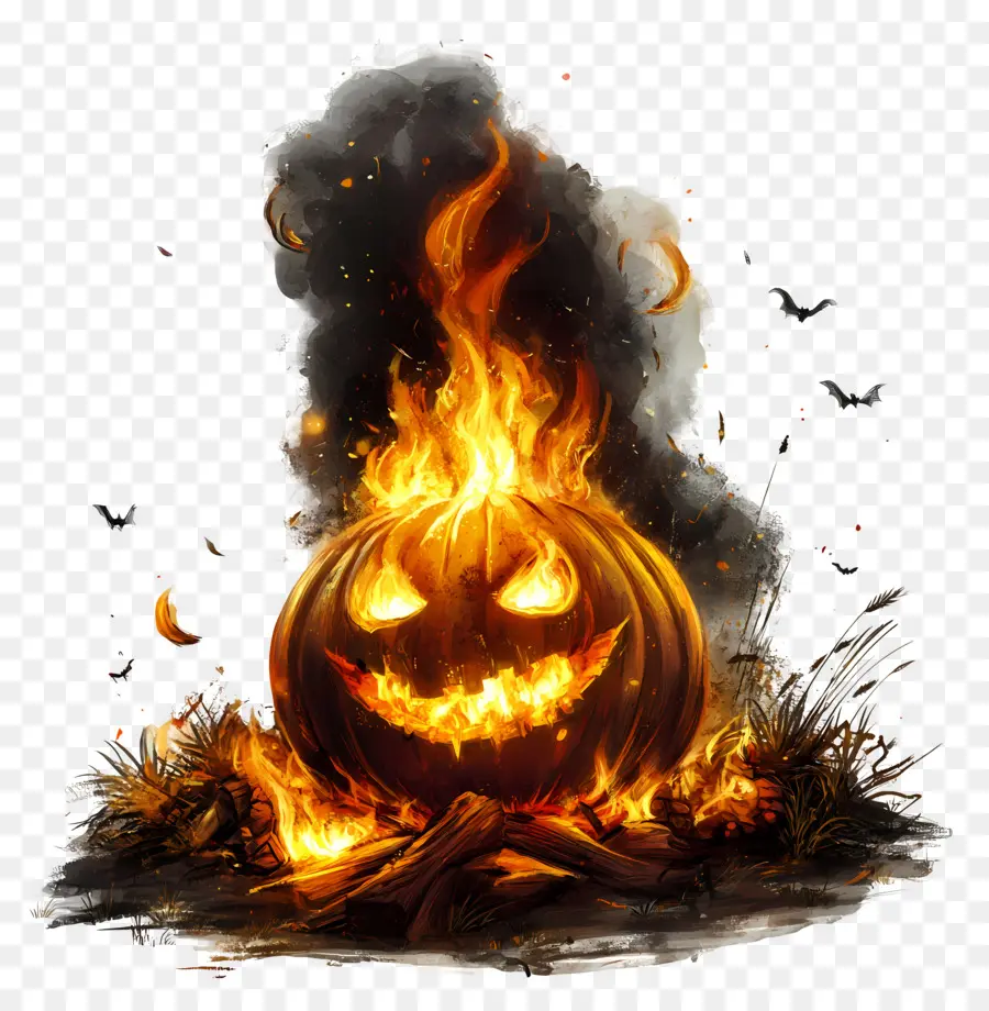 Samhain，Abóbora Ardente PNG