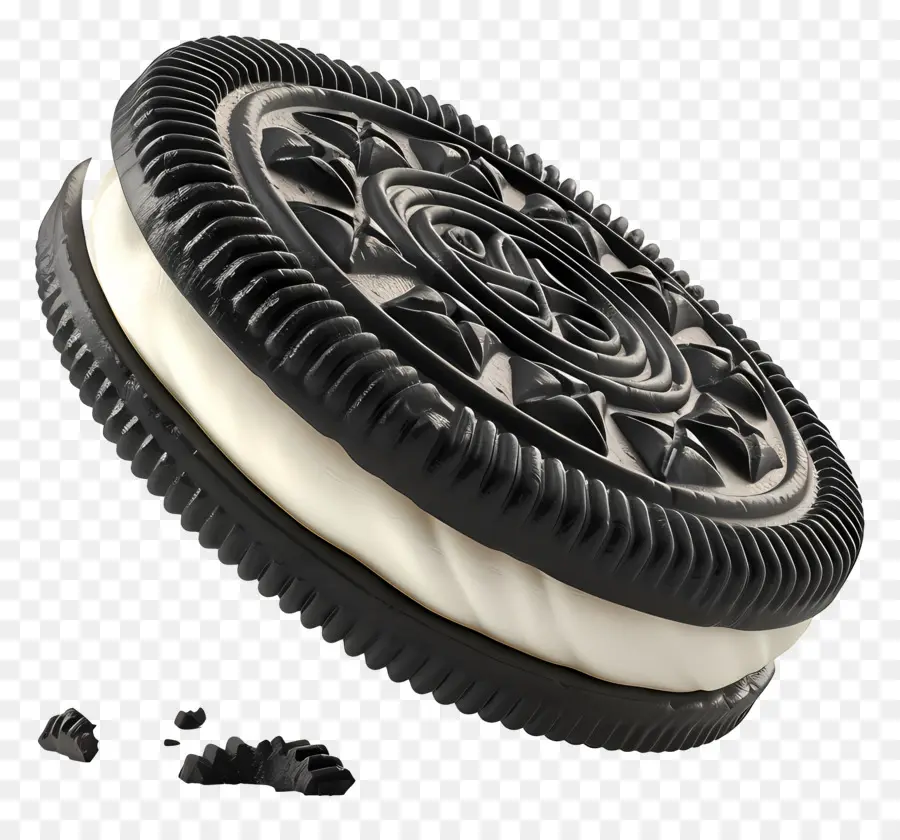 Biscoito Oreo，Biscoito Preto E Branco PNG