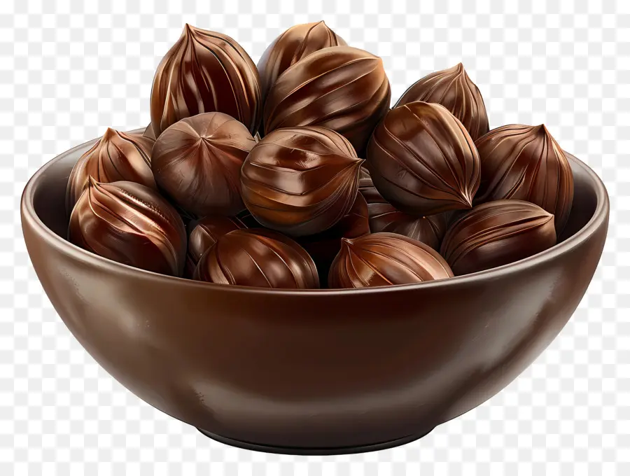 Castanhas，Trufas De Chocolate PNG