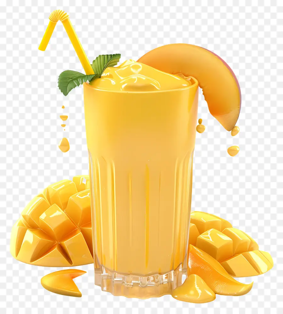 Smoothies De Manga，Batido De Manga PNG