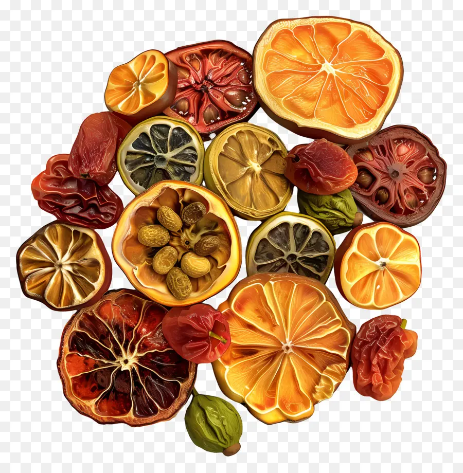 Frutas Secas，Cítrico PNG