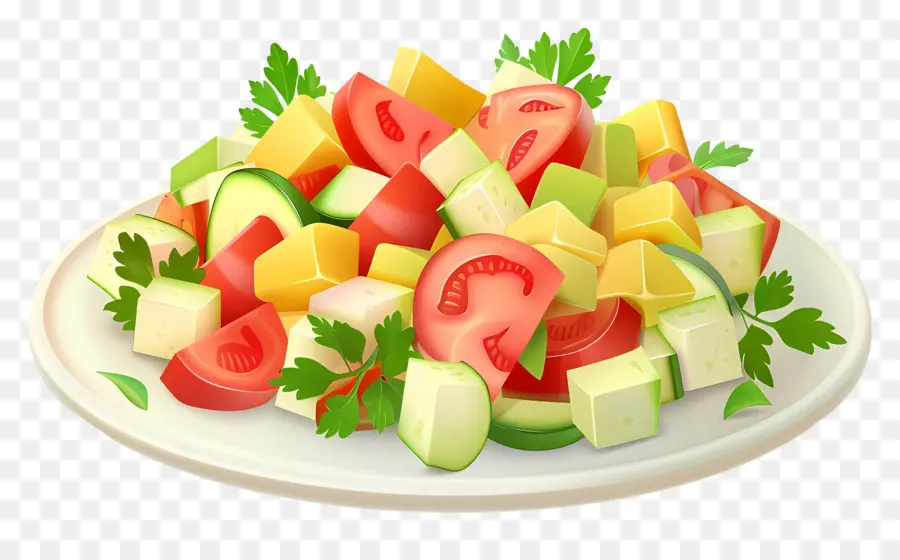 Salada Waldorf，Salada PNG