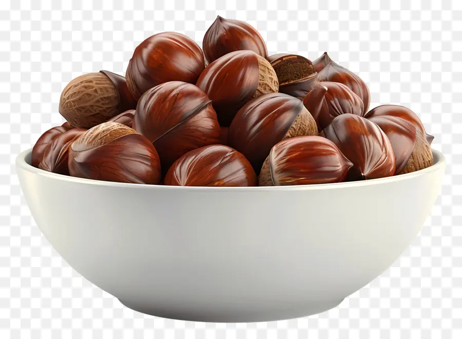 Castanhas，Tigela PNG