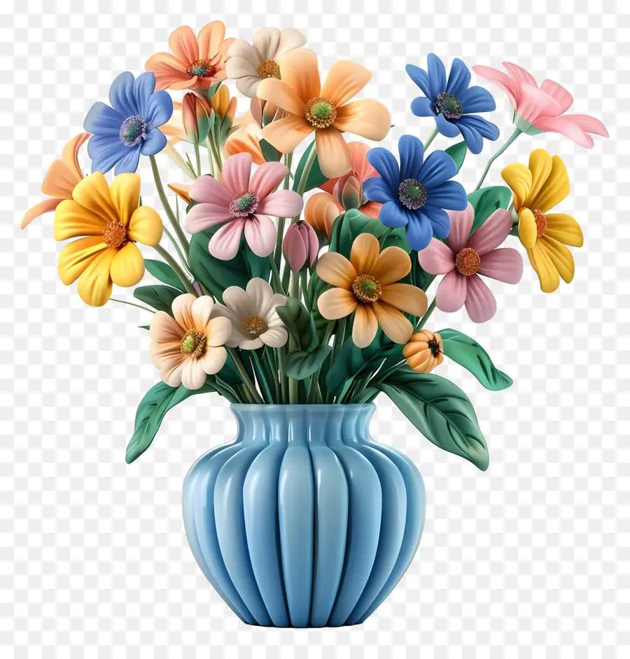 Flores Em Vaso，Vaso De Flores PNG