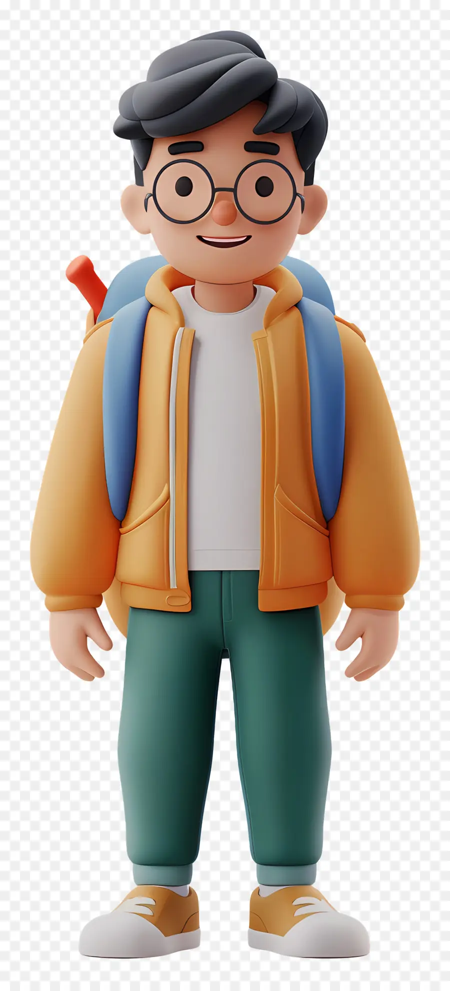 Aluno Da Escola，Menino Com Mochila PNG