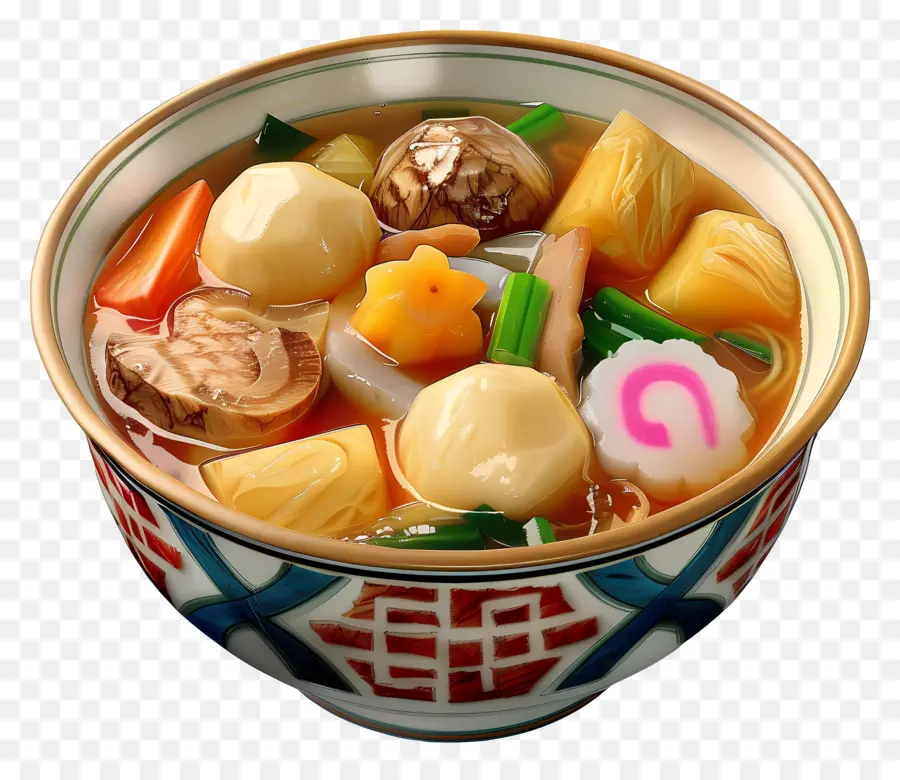 Sopa Oden，Tigela De Sopa PNG