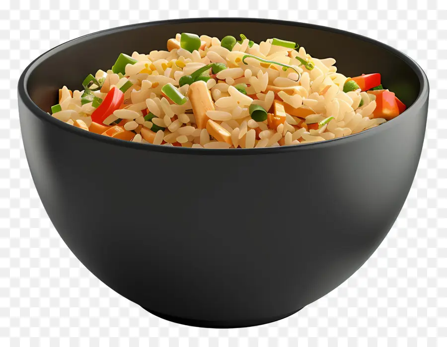 Tigela De Arroz，Arroz Frito PNG