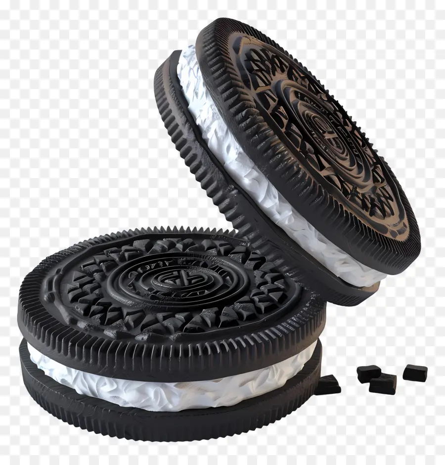 Biscoito Oreo，Biscoitos Recheados Com Creme PNG