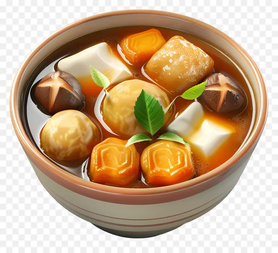 Sopa Oden，Tigela De Sopa PNG