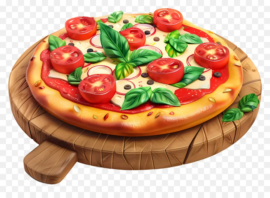 Pizza Marguerita，Pizza PNG