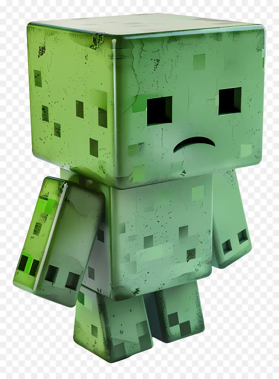 Trepadeira Minecraft，Personagem Verde PNG