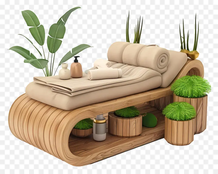 Tratamento De Spa，Cama De Spa PNG