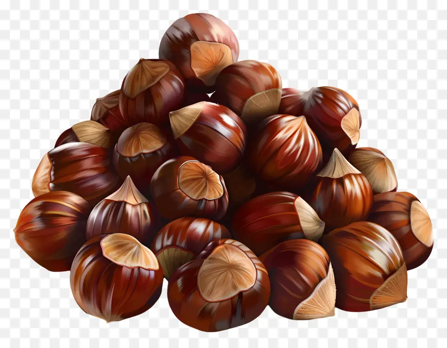 Castanhas，Avelãs PNG