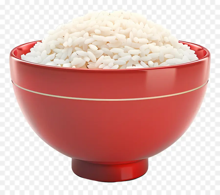 Tigela De Arroz，Tigela Vermelha PNG