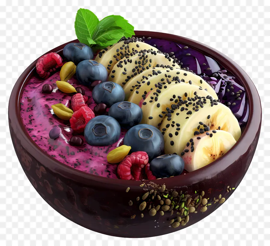 Tigela De Açaí，Tigela De Smoothie PNG