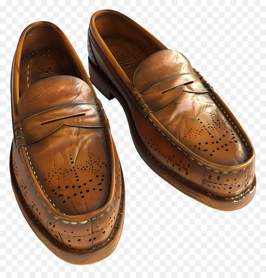 Mocassins，Sapatos De Couro PNG