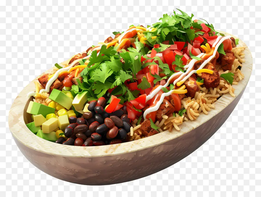 Tigela De Burrito，Arroz PNG