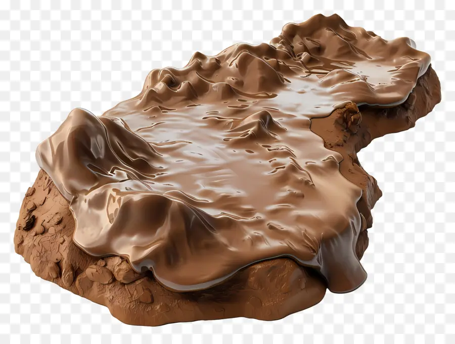 Paisagem De Lama，Chocolate PNG