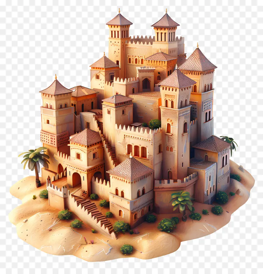 Castelo Do Deserto，Castelo PNG