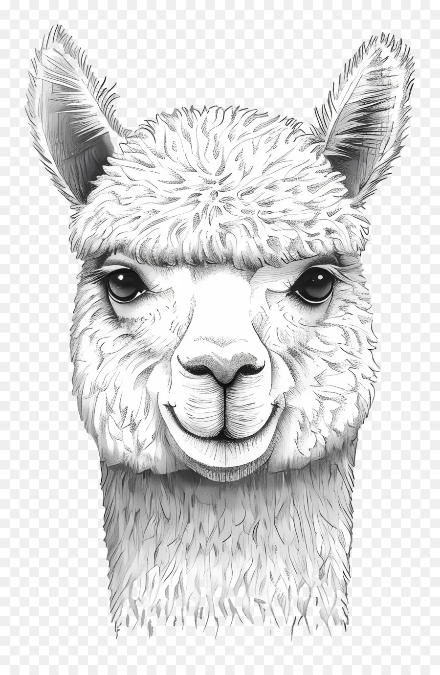 Cara De Alpaca，Lhama PNG