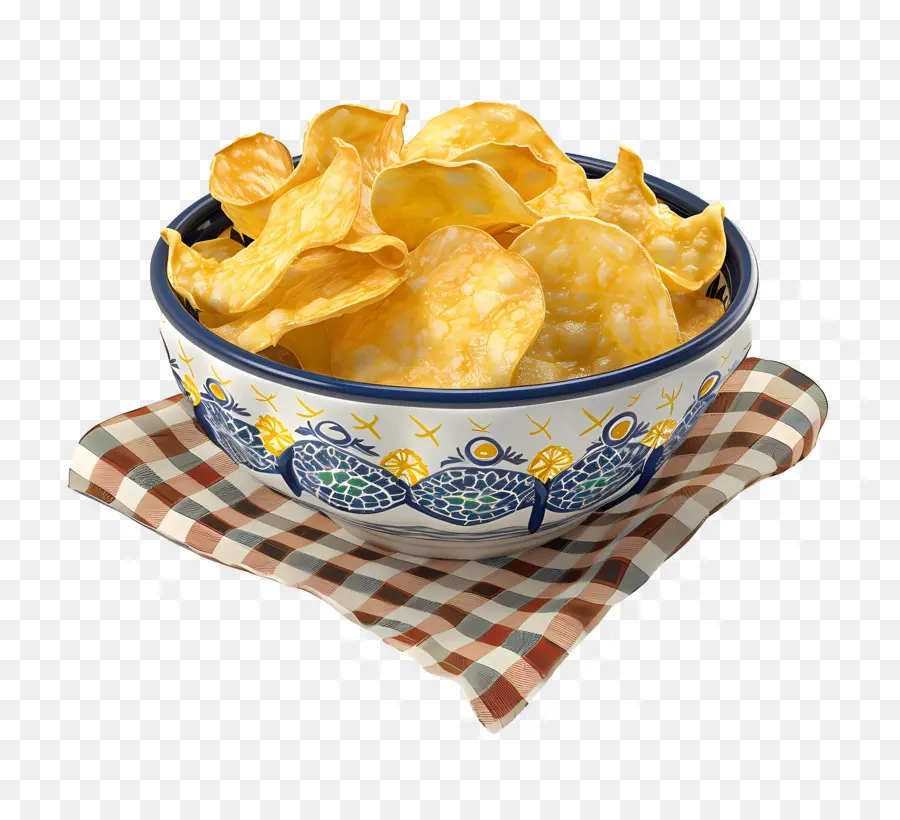 Tigela De Batatas Fritas，Lanche PNG