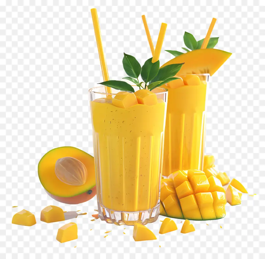 Smoothies De Manga，Batido De Manga PNG